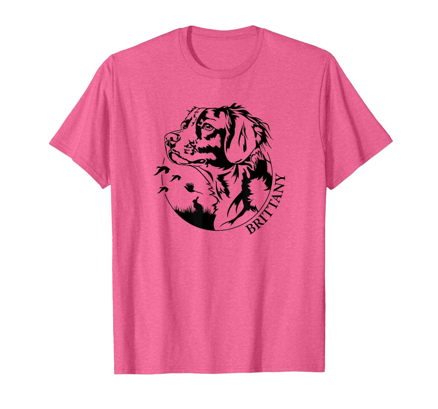 Proud Brittany hunting dog Brittany Spaniel portrait Men Women T-Shirt