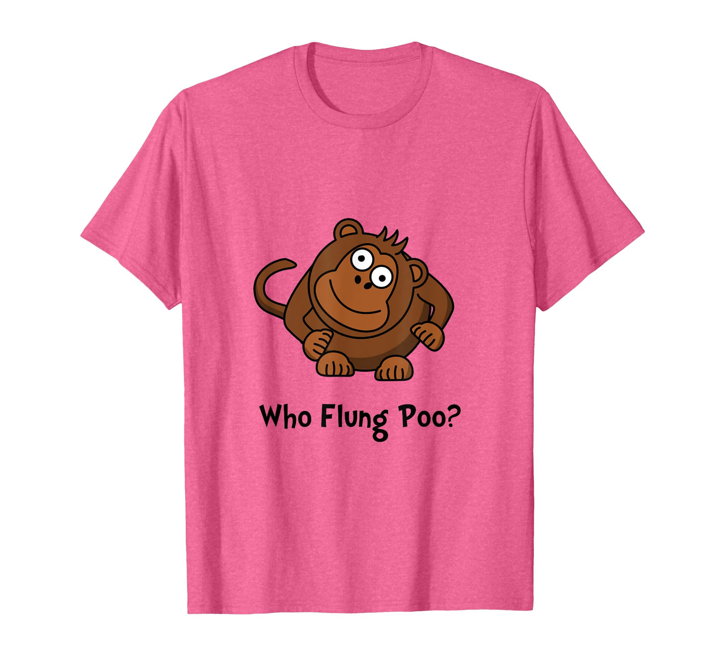 Monkey Flung Poo Funny T-Shirt T-Shirt