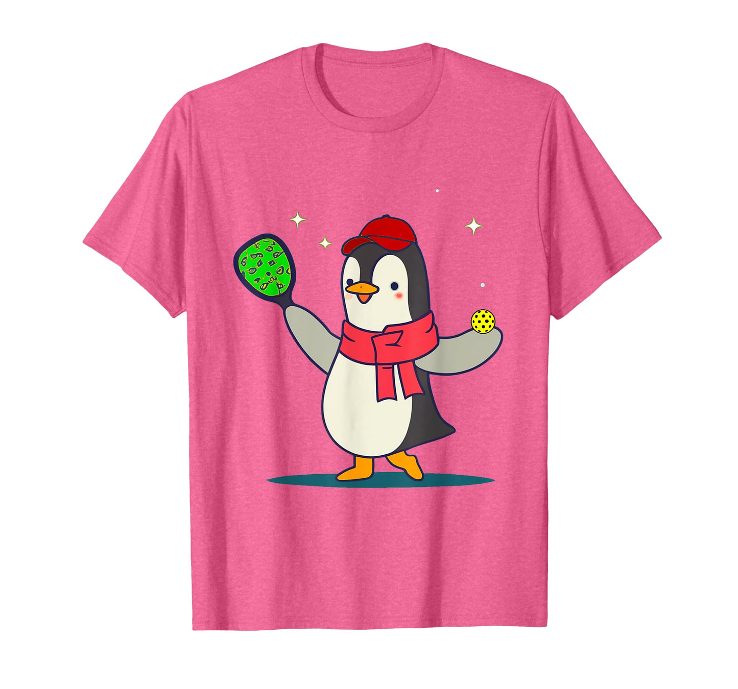Smileteessports Funny Penguin Playing Pickleball Sports T-Shirt