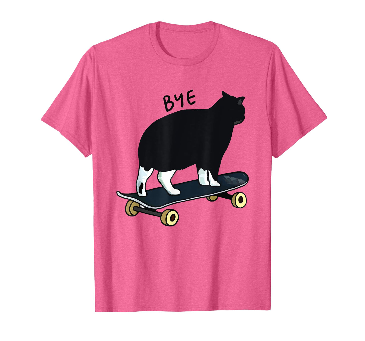 cat on skateboard cool skateboarding cat lover mom dad funny T-Shirt for Men Women