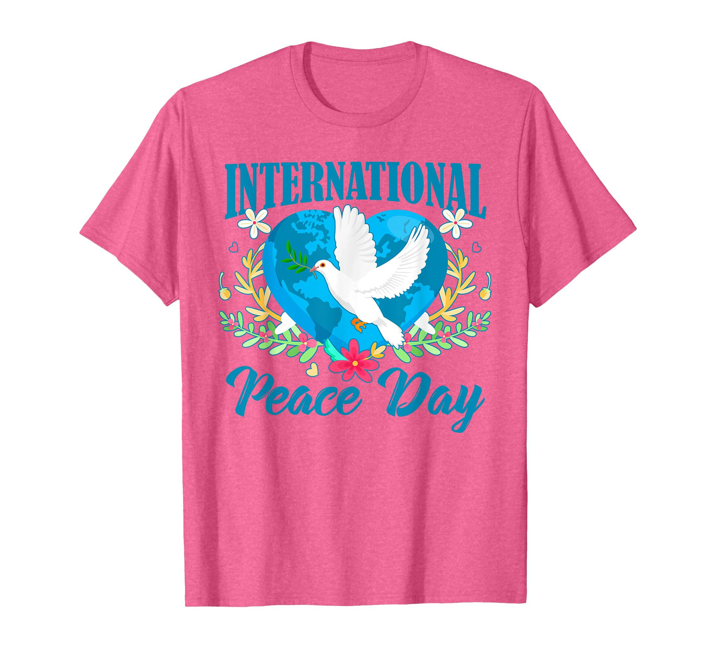 Funny Peace Bird World Peace Day International Day Of Peace T-Shirt