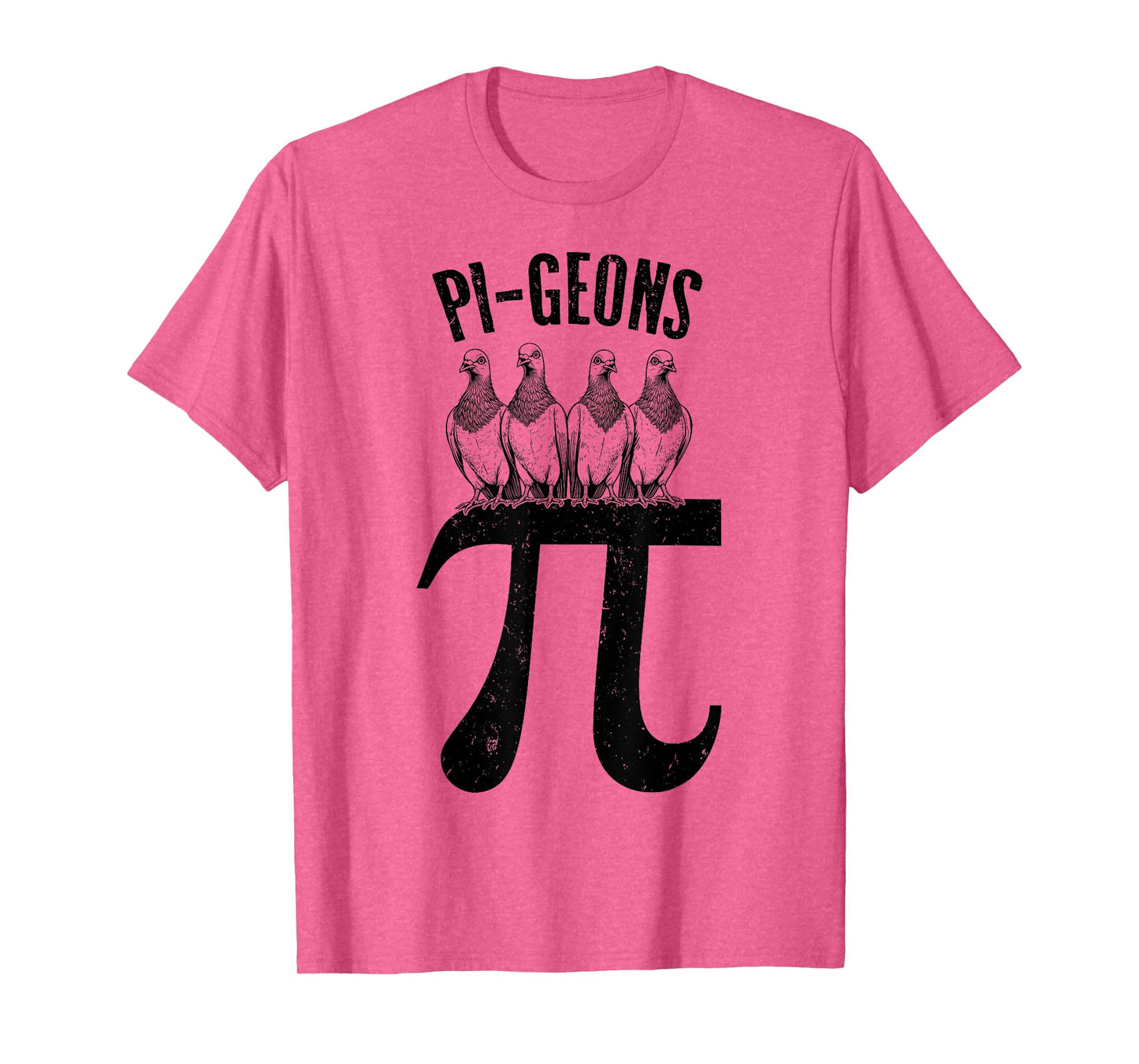 Pi Day Pi-Geons Funny Pigeon Bird Math Teacher Mathematics T-Shirt