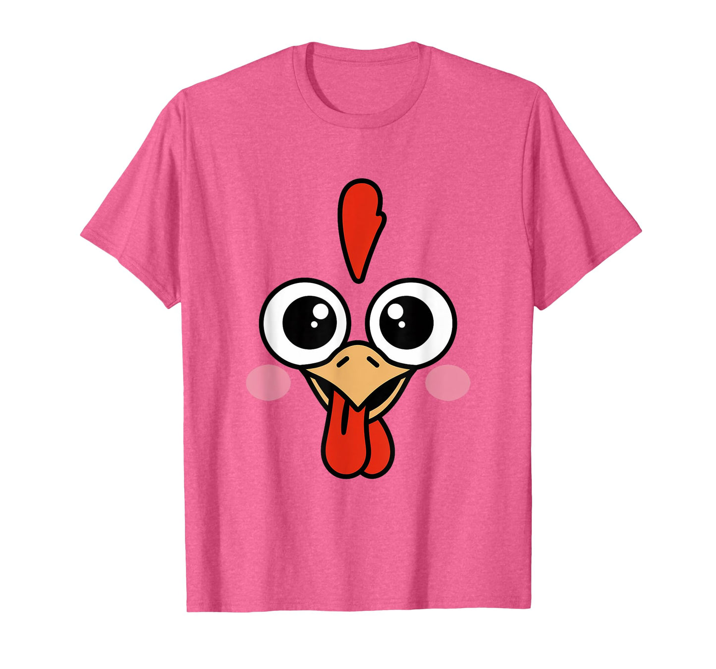 Funny Halloween Chicken Face Costume T-Shirt