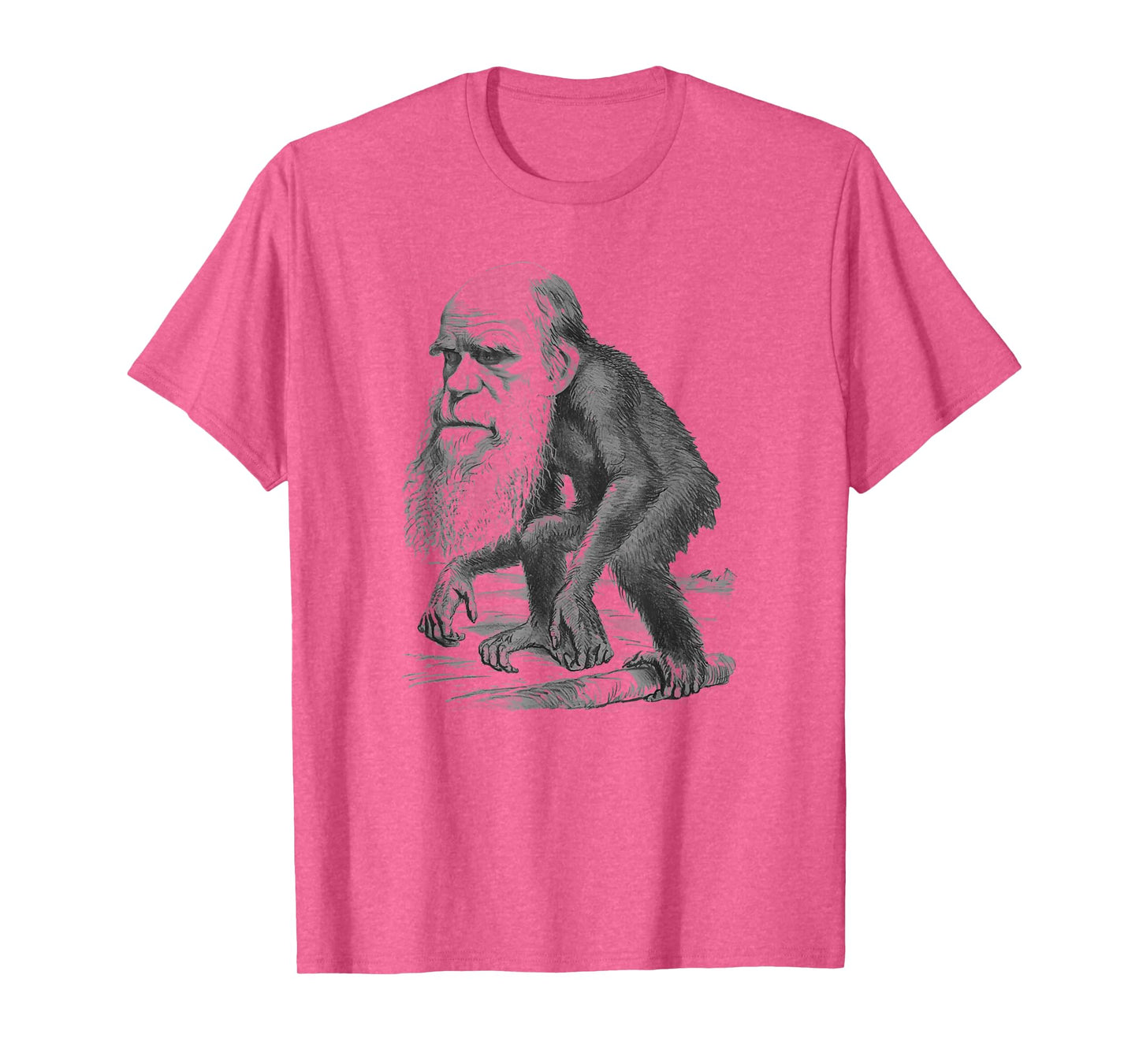 Charles Darwin Monkey Vintage Cartoon T-Shirt T-Shirt