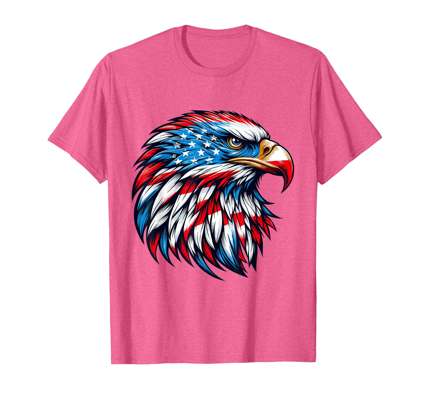 4th Of July Patriotic Eagle USA American Flag men boys T-Shirt