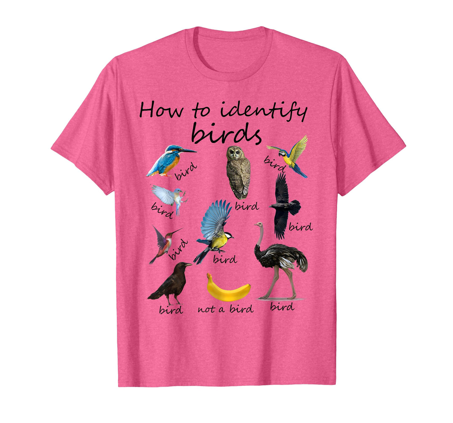 How To Identify Birds Bird Watcher T-Shirt