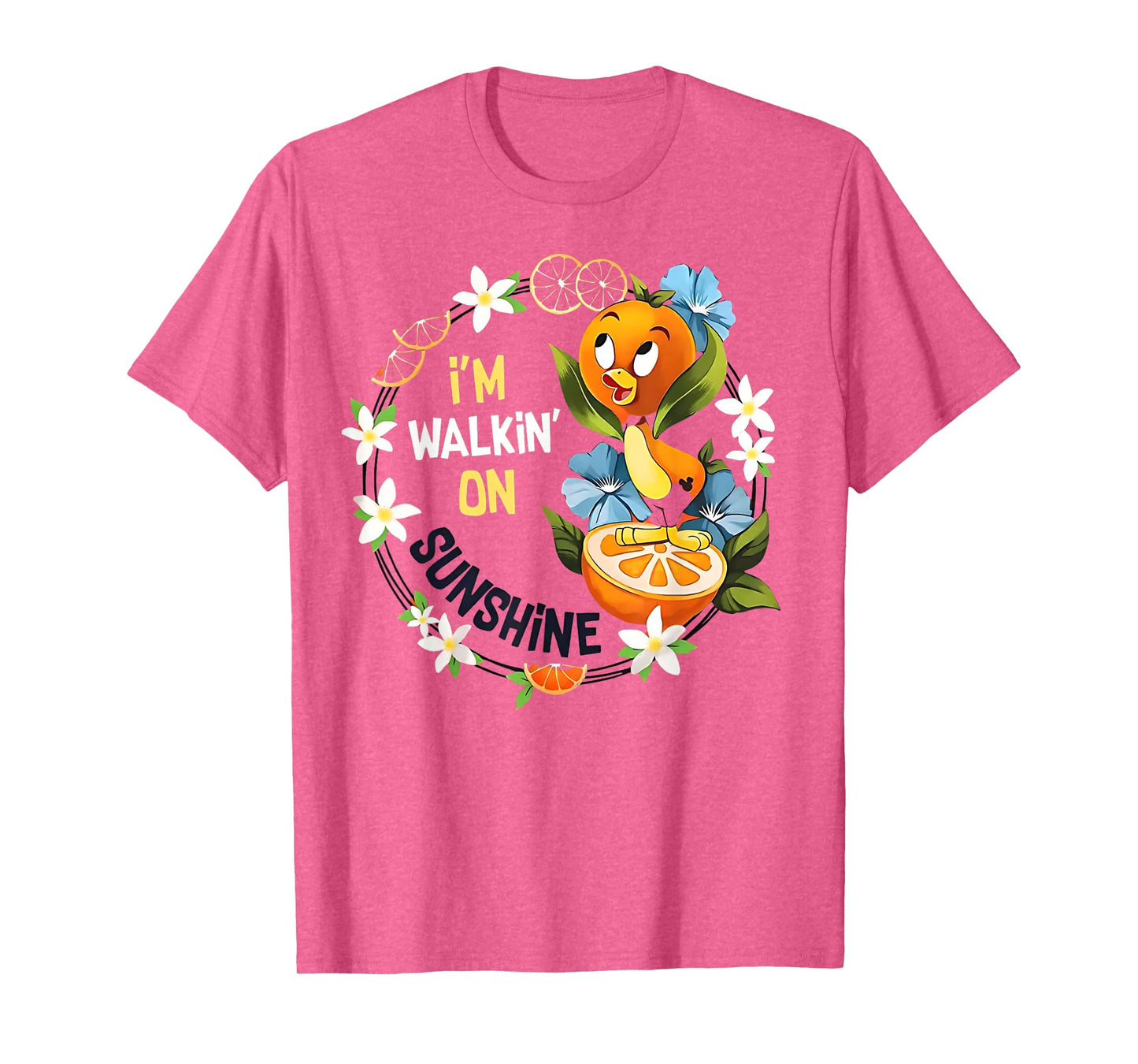 Orange Bird Flower And Garden Festival Summer T-Shirt
