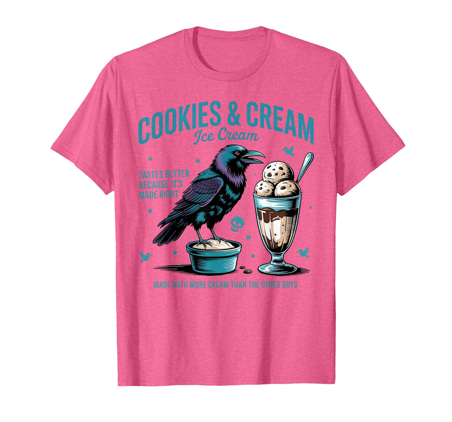 Cookie & Cream Ice Cream Tees, Butcher Blackbird T-Shirt