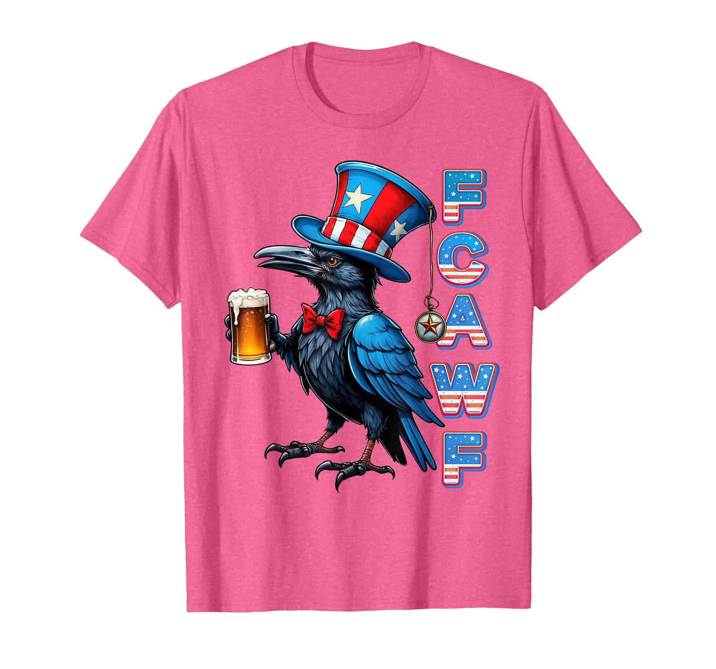 Black Crow, F-Caw-F Funny Black Bird T-Shirt