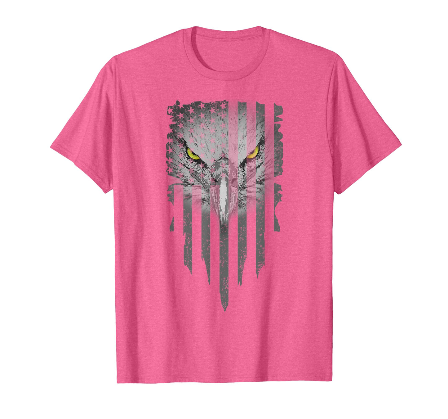 American Flag Bald Eagle Patriotic Eagle 4th of July USA T-Shirt for Women Girls Kids Men