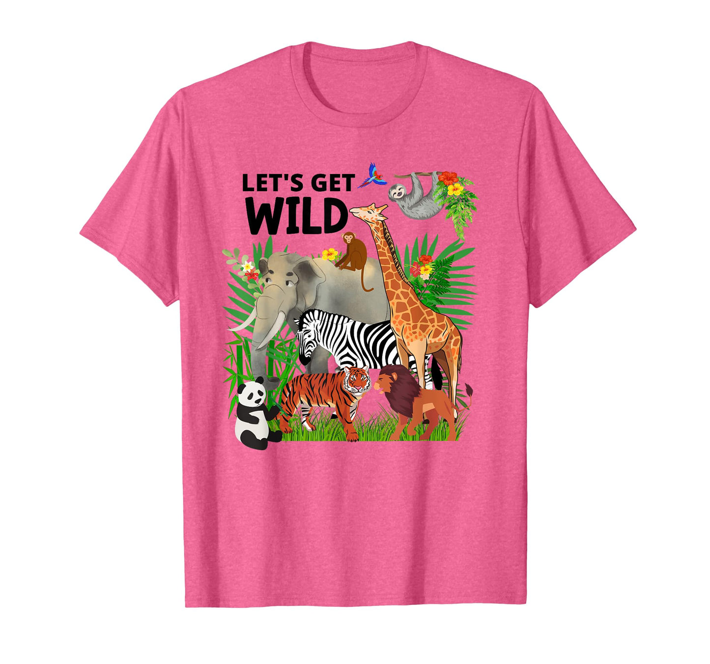 Zoo Animals Wildlife Birthday Party A Day At The Zoo Safari T-Shirt