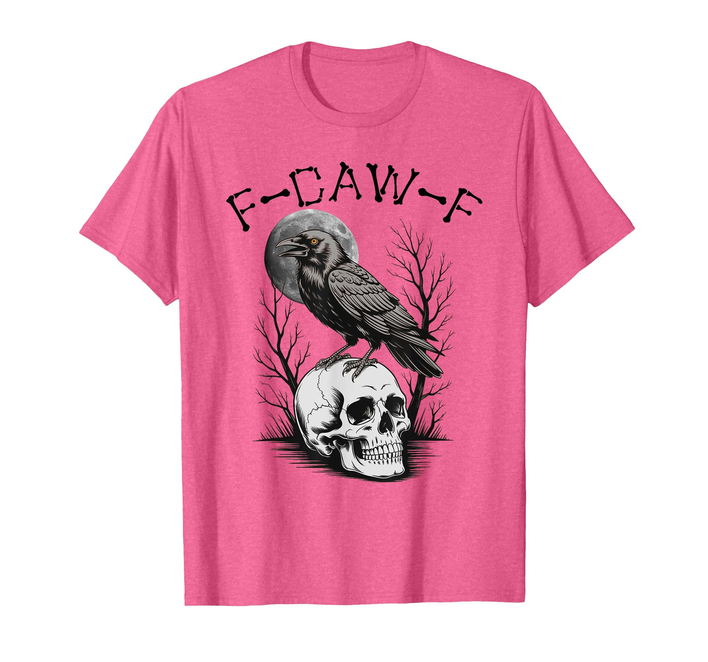 Black Crow, F-Caw-F Funny Black Bird T-Shirt