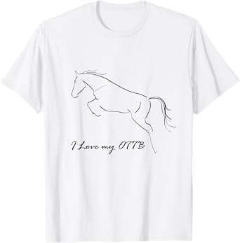 I Love My OTTB Calligraphy T-Shirt