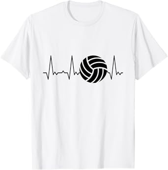Heartbeat Volleyball T-Shirt