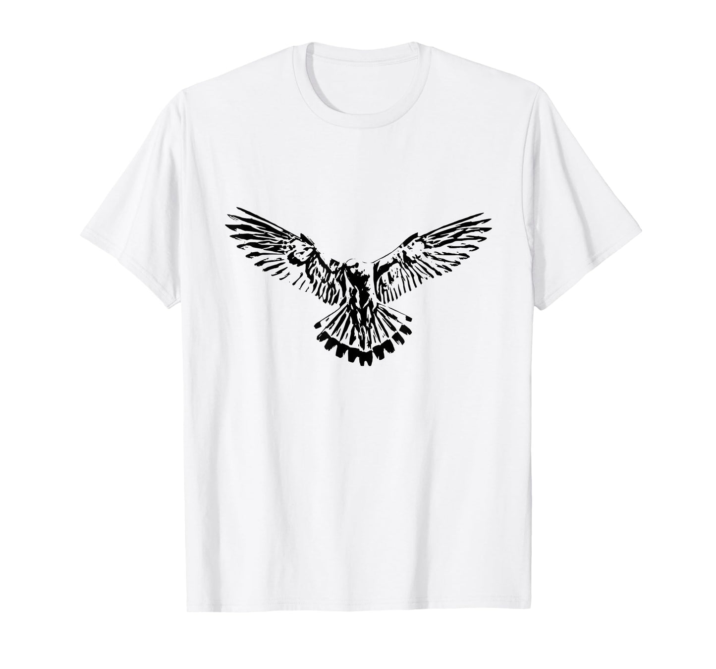 Hawk motif bird of prey T-Shirt