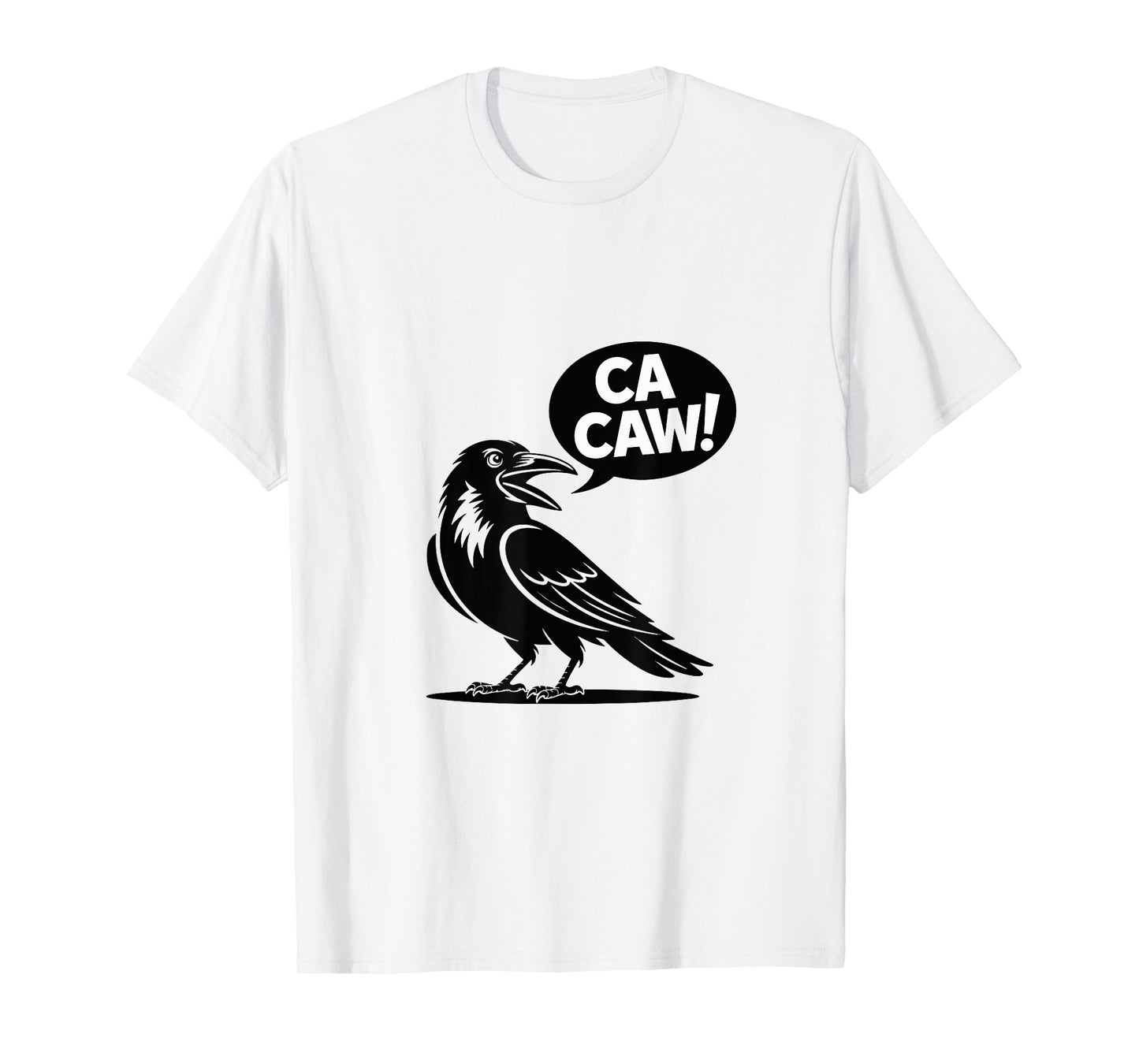 Funny Blackbird Crow Ca Caw Bird Watching T-Shirt