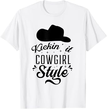 Princess Cowboy Hat Western Cowgirl Girls Line Dance Gift T-Shirt