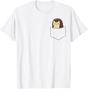 Cute Baby Hedgehog In The Pocket Hedgehogs T-Shirt