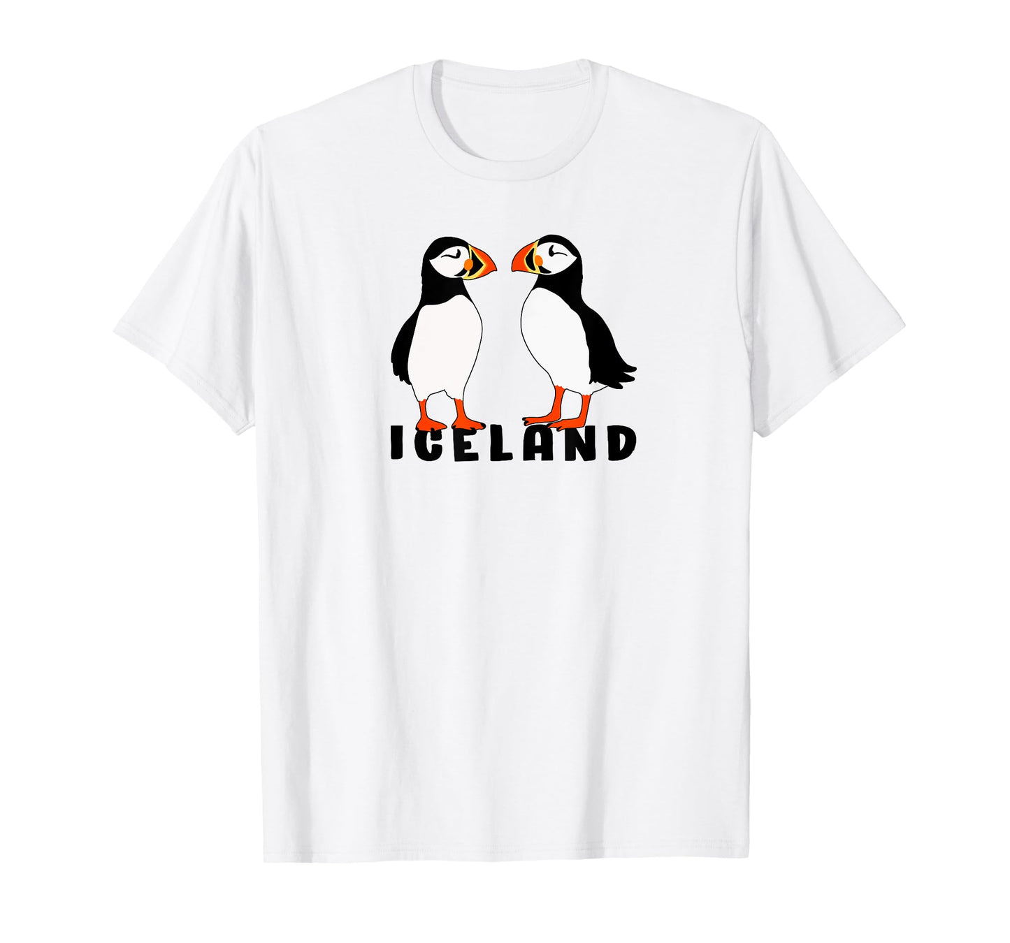 Two Cute puffins from Iceland T-Shirt