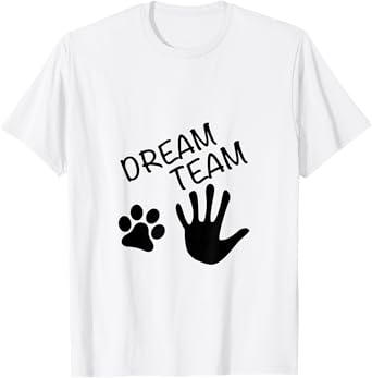 Dream Team Hand Paw Dog Men Women T-Shirt