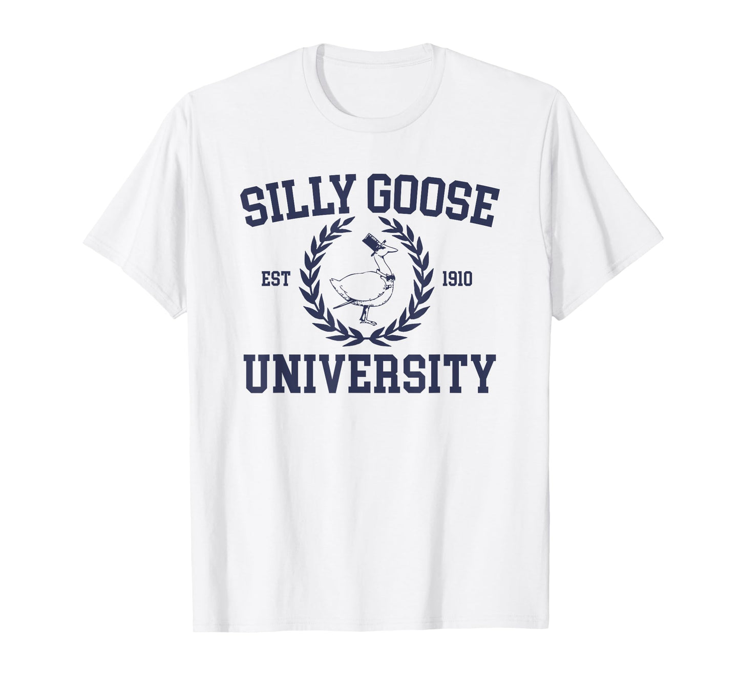 Silly Goose University Funny Silly Goose Meme Bird Lover T-Shirt