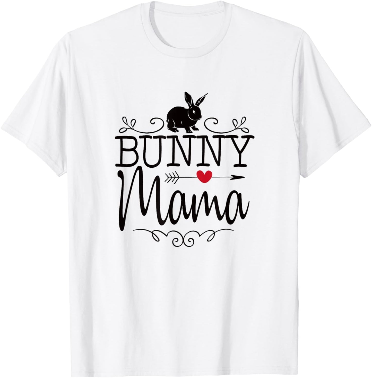 Bunny Mama Rabbit Mom Graphic for Women and Girls T-Shirt