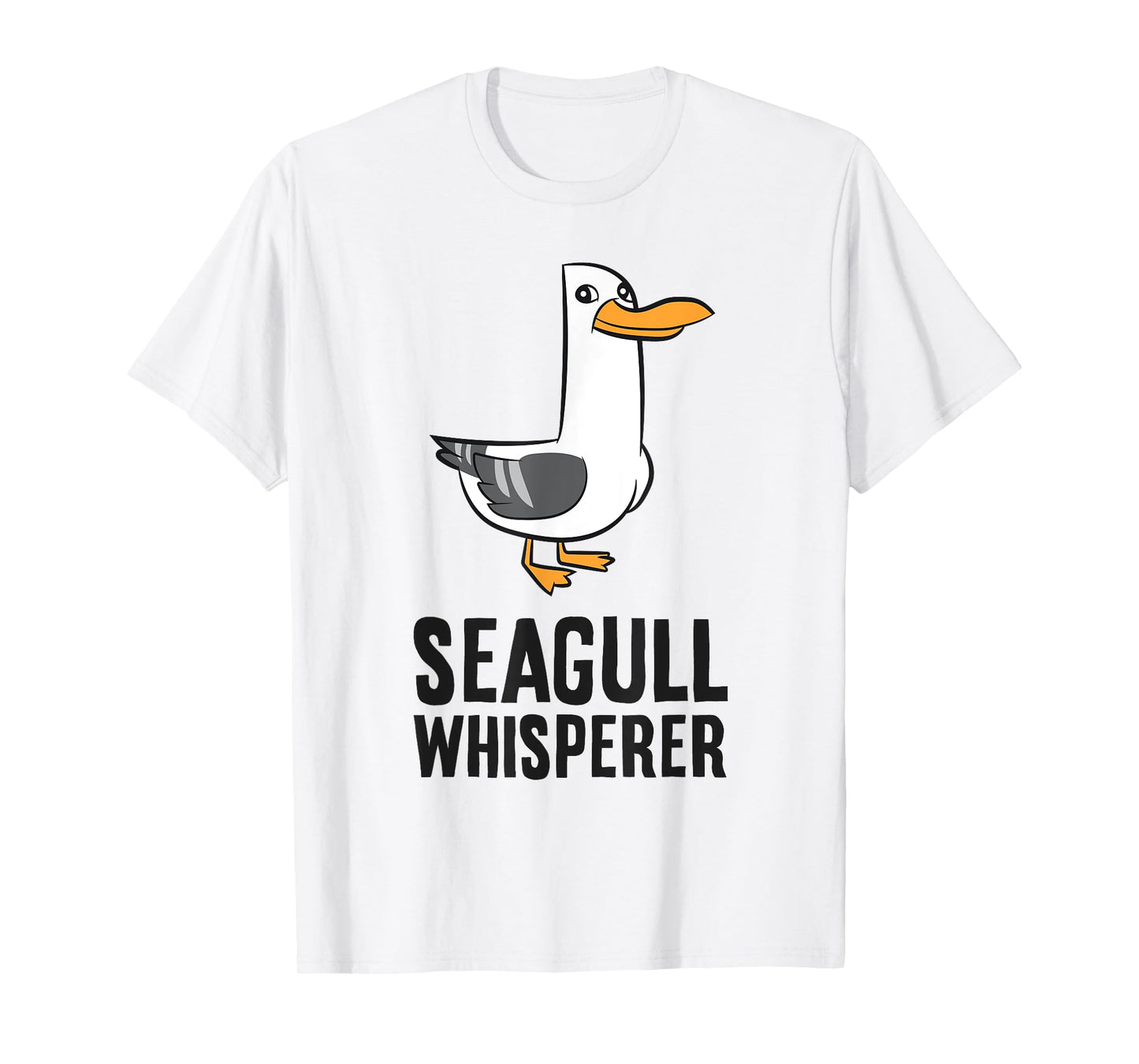 Seagull Bird Ocean Funny Seabird Seagull Whisperer T-Shirt