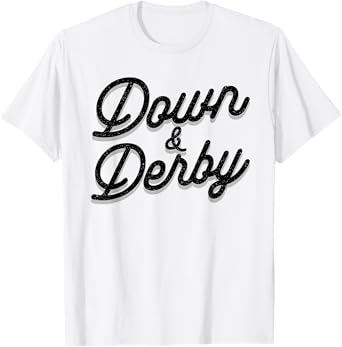 Funny Horse Racing Vintage Down And Derby KY Derby Horse T-Shirt
