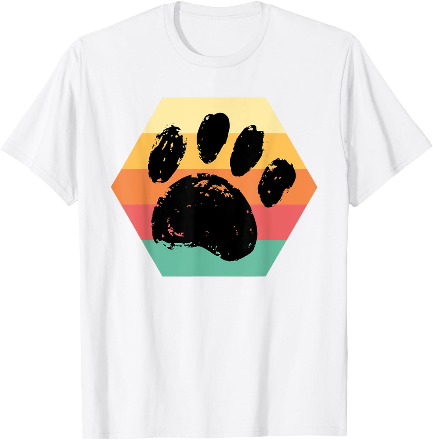 Retro Fursona Fursuit Dog Cat Wolf Paw Furry Fandom Furries T-Shirt