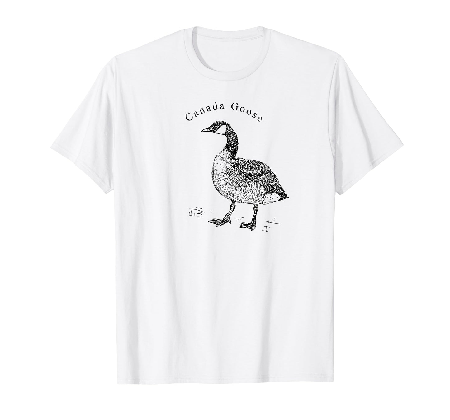 Canada Goose Standing T-shirt Waterfowl Lover T-Shirt
