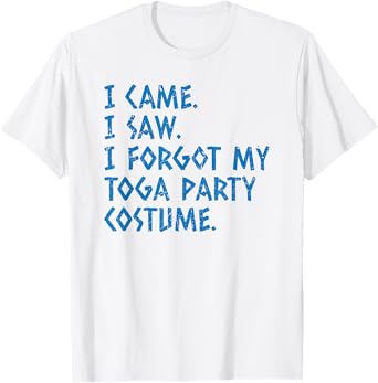Toga Party Greek Party Costume T-Shirt