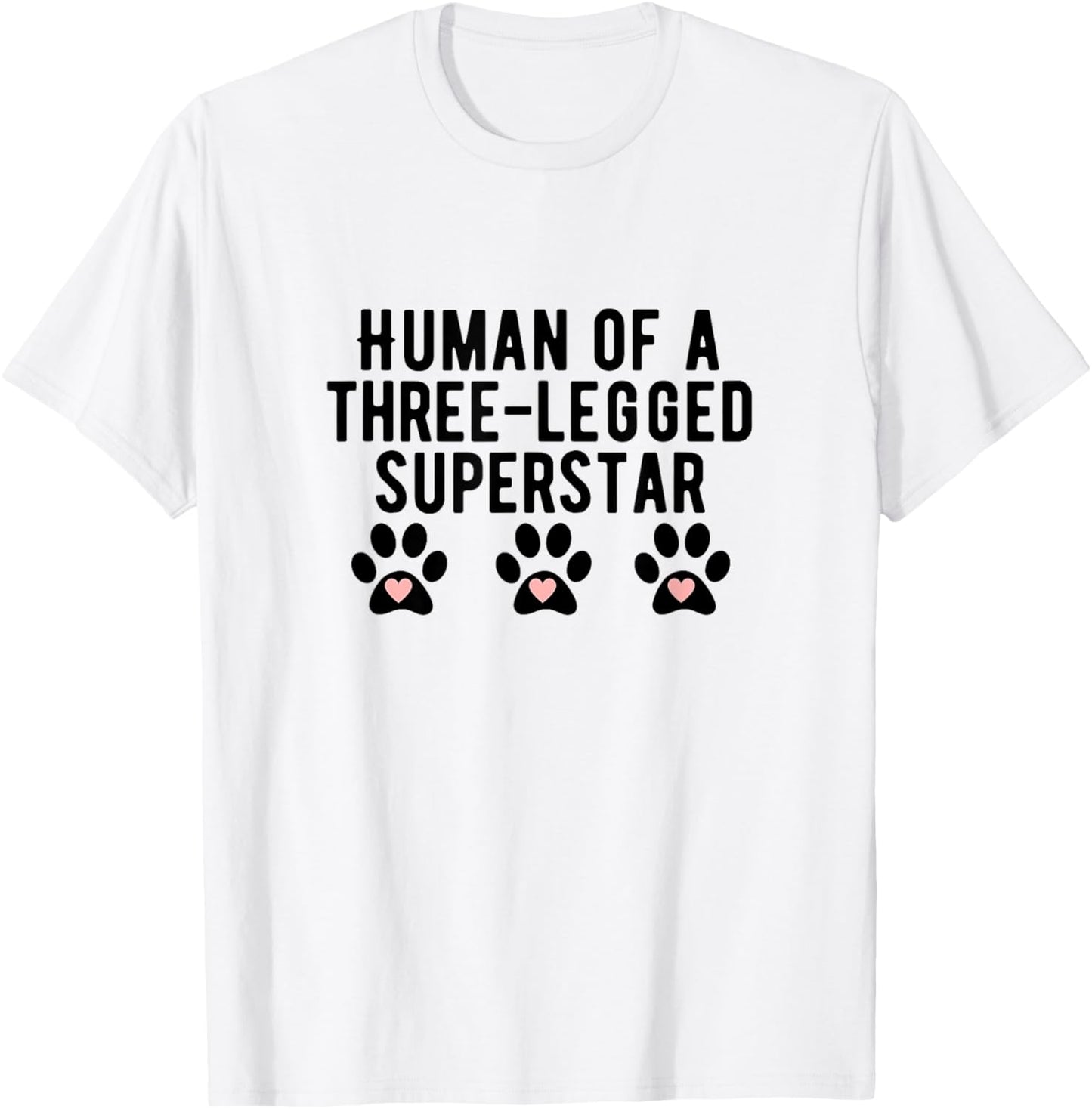 Three Legged Pet Owner Club Tripod Dog Cat T-Shirt