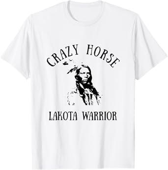 Crazy Horse Lakota Warrior Indian Native American T-Shirt