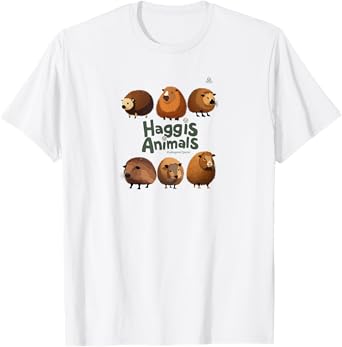 Scottish Wild Haggis Animals T-Shirt