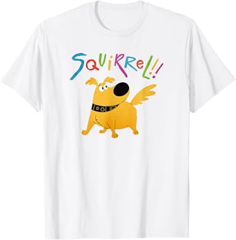 Disney Pixar UP Dug Squirrel Pose T-Shirt