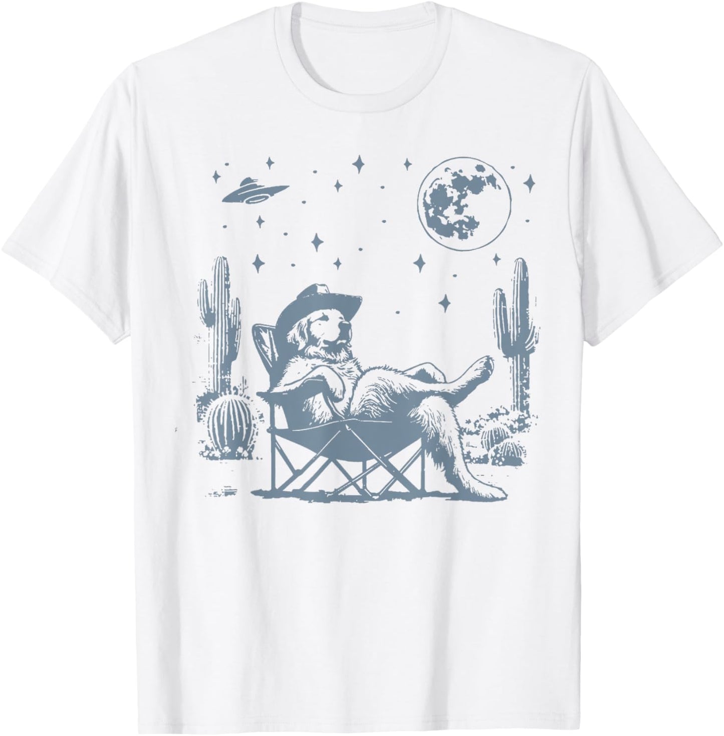 Howdy Golden Retriever Western Cowboy Vintage Dog Lovers T-Shirt