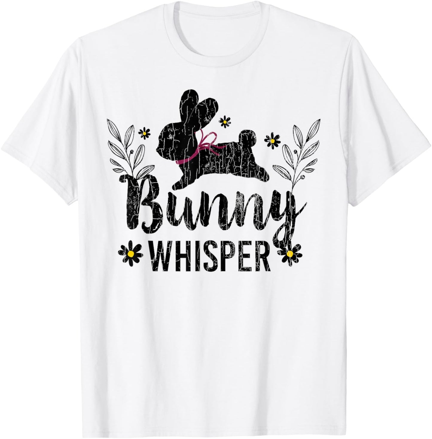 Bunny Whisperer Funny Rabbit Graphic T-Shirt