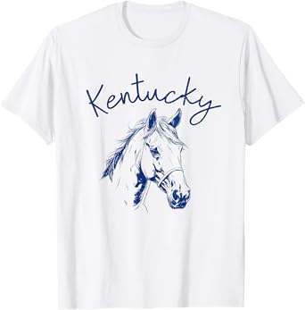 Kentucky Cute Horse Women Girls T-Shirt