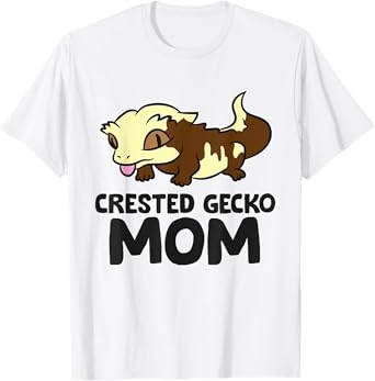 Crested Gecko Mom Lizard Reptile Crested Gecko Mama T-Shirt