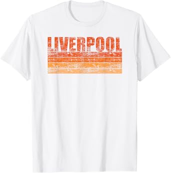 Liverpool Shirt Vintage Retro England T-Shirt T-Shirt