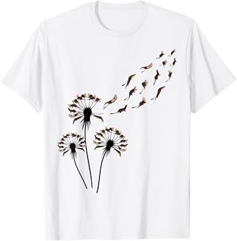 Flower Dandelion Otters Shirt for Otter Lover | Otter T-Shirt