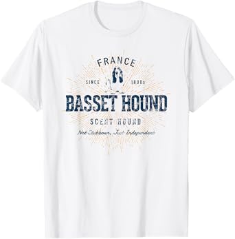 Retro Vintage Basset Hound T-Shirt