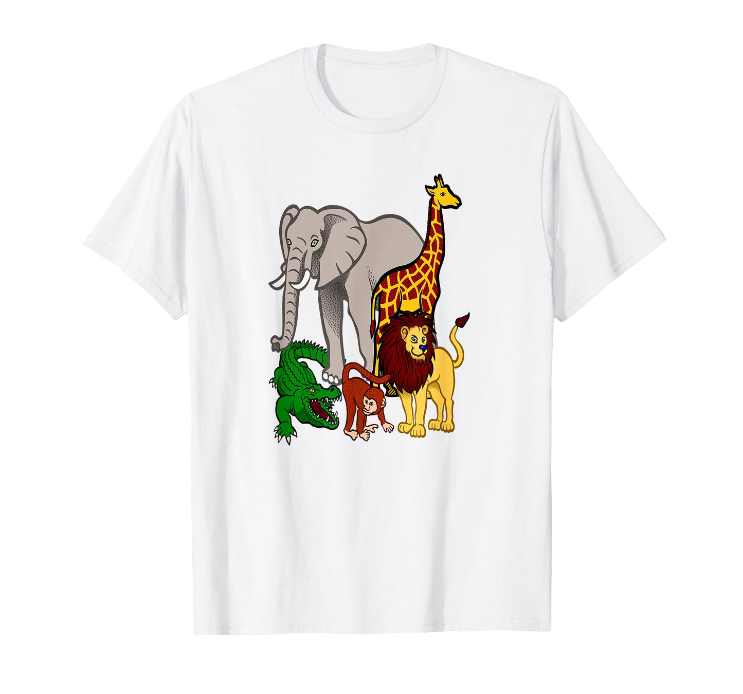 Zoo Animals Shirt Wildlife Birthday Party A Day At The Zoo T-Shirt