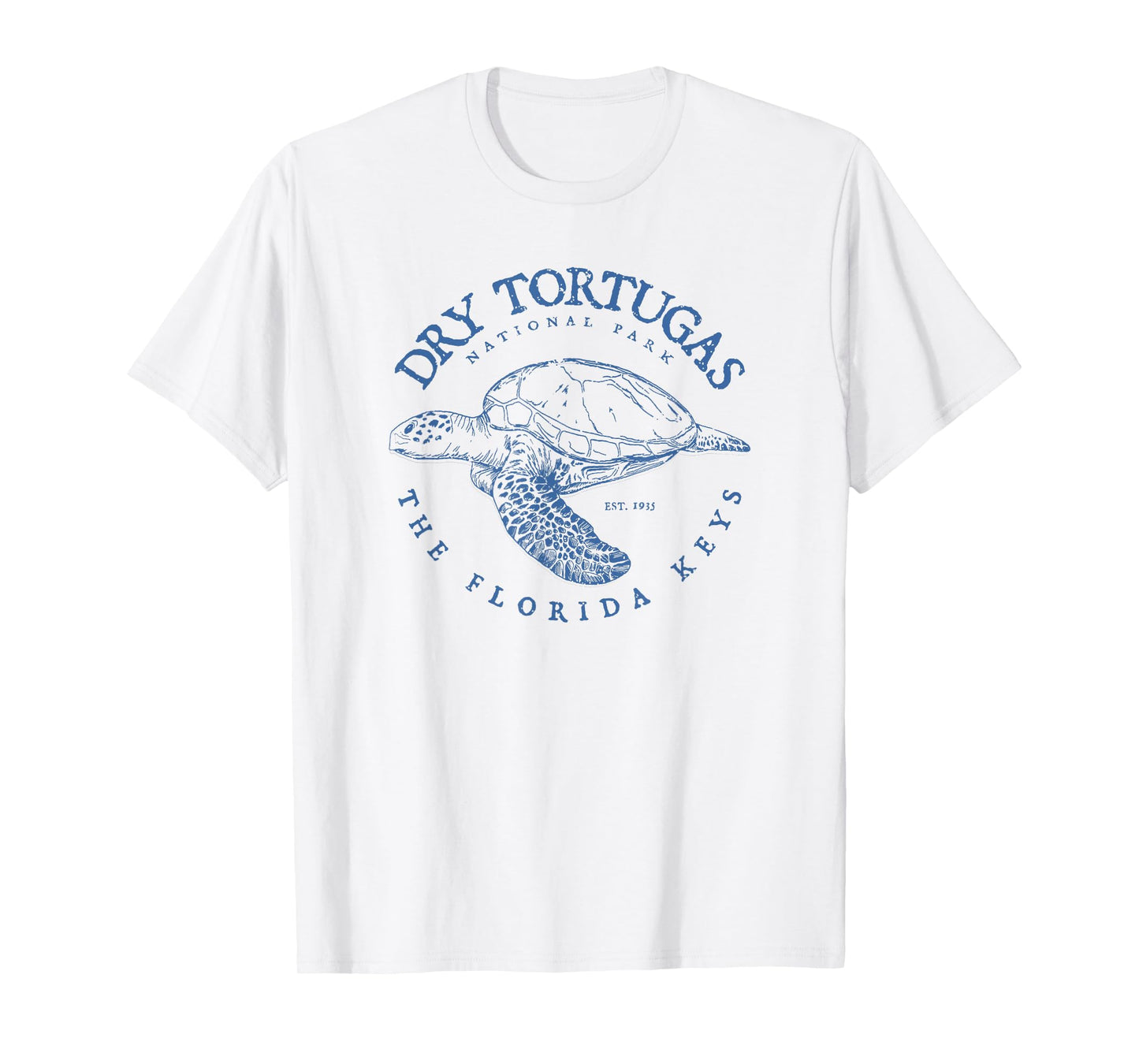 Dry Tortugas National Park Florida Keys Scuba Diving Turtle T-Shirt