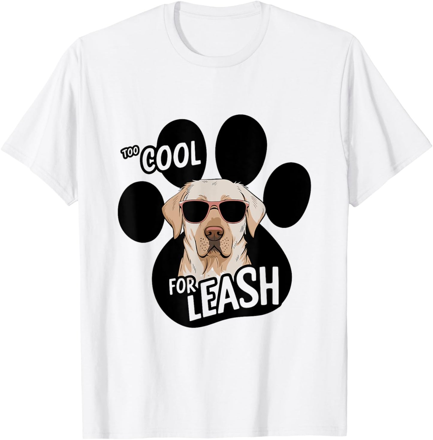 Cool Labrador Dog With Sunglasses T-Shirt