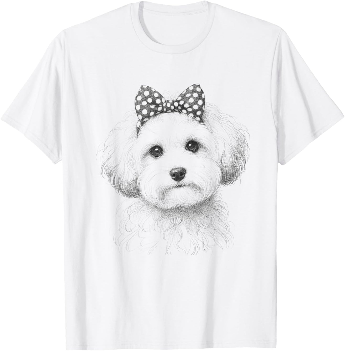 Maltipoo Mom Dog Design For Women And Girls T-Shirt
