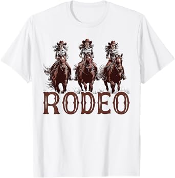 Rodeo Cowgirl Southern Western Girl Country Rodeo Texas T-Shirt