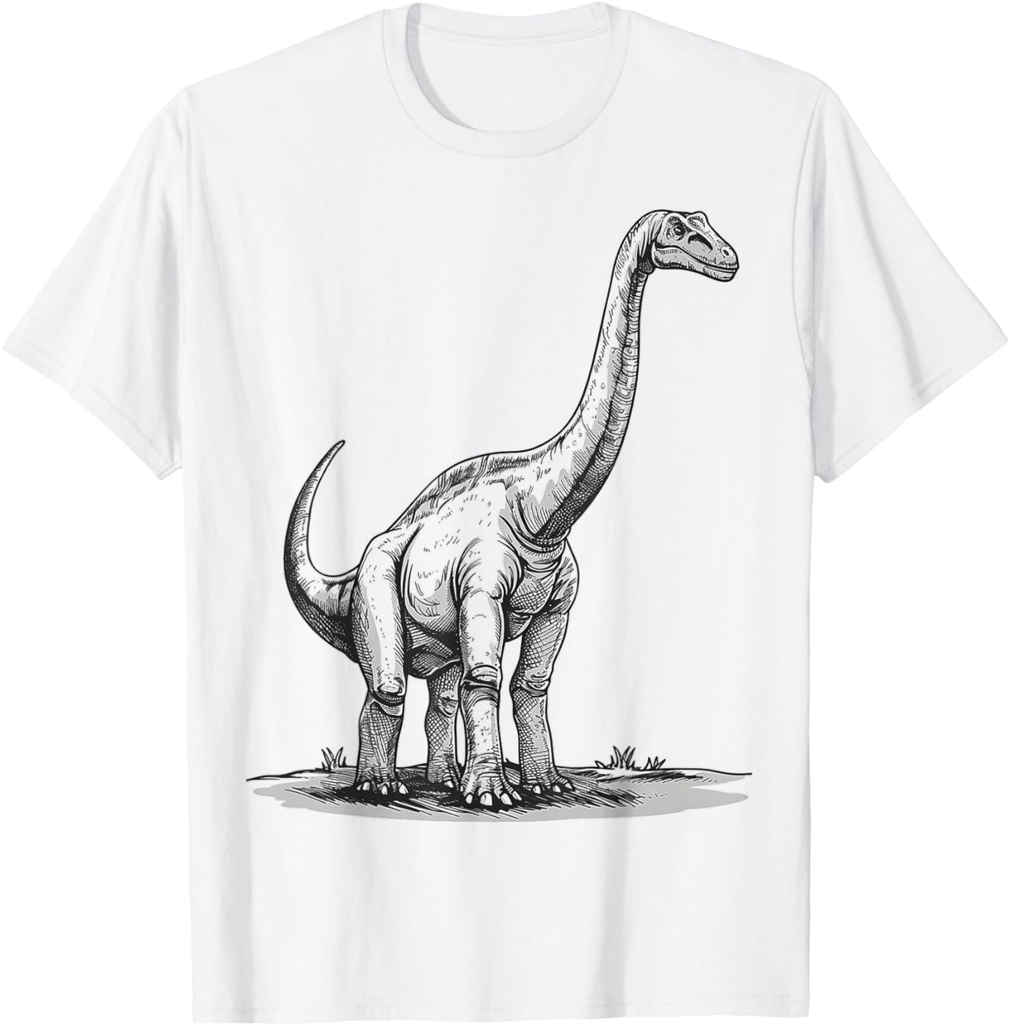 Brachiosaurus Dinosaur Graphic Art Brachiosaurus T-Shirt
