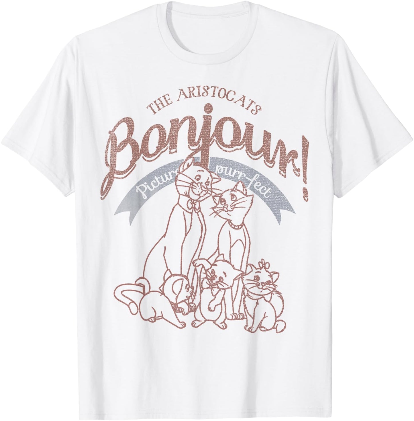 Disney The Aristocats Bojour Picture Purrfect T-Shirt