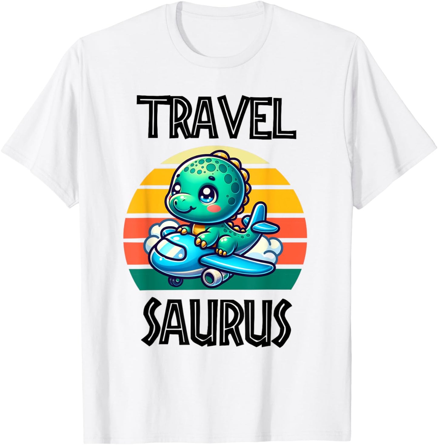 Travel Saurus Funny T-Rex T-Shirt